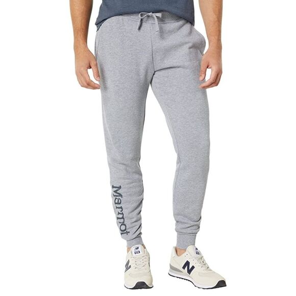 Marmot Men's Coastal Fleece Joggers in Grey Heather | Medium - Picture 1 of 8